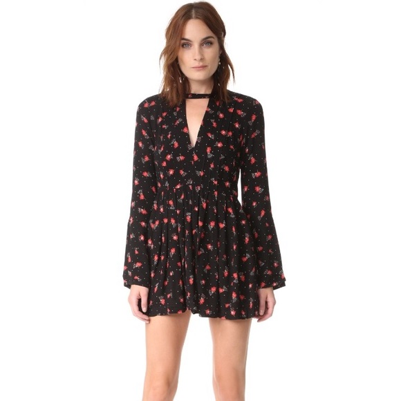 Free People Tegan mini dress. Holiday perfect - Picture 4 of 8